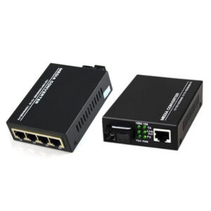 10/100M Fiber Transceiver 1 Fiber 4 Power A B Port CE