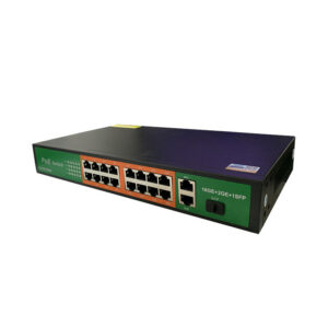 All Gigabit 18 Port POE Switch Unmanaged Rack-mounted 16+2+1 SFP