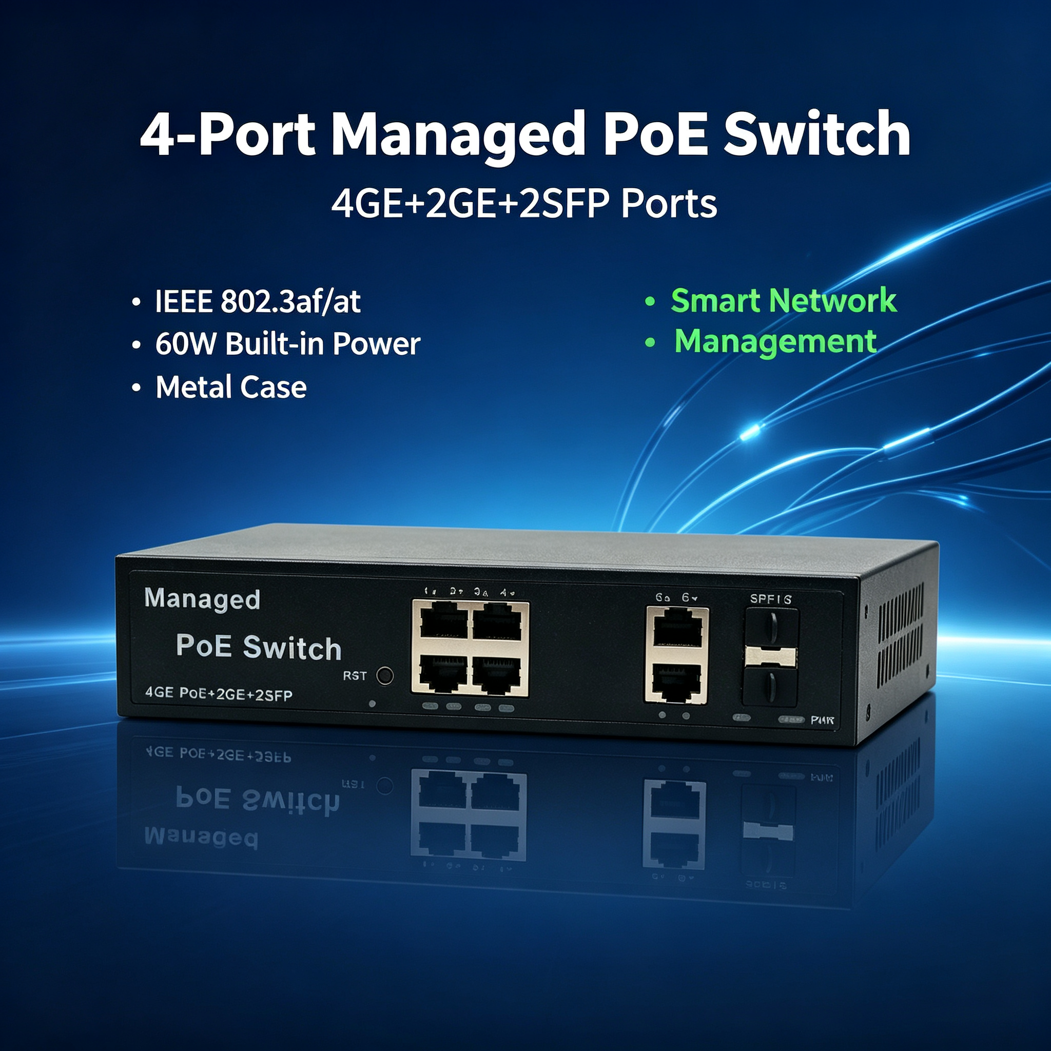 AP-3344GE Managed PoE Switch